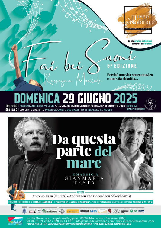 29.06.2025 ORE 19.00 | PRESENTAZIONE DEL LIBRO E CONCERTO