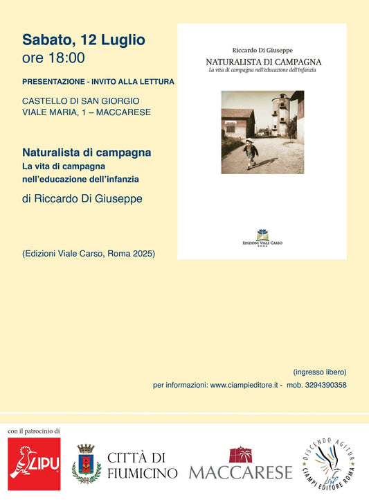 12.07.2025 ORE 18.00 | PRESENTAZIONE DEL LIBRO