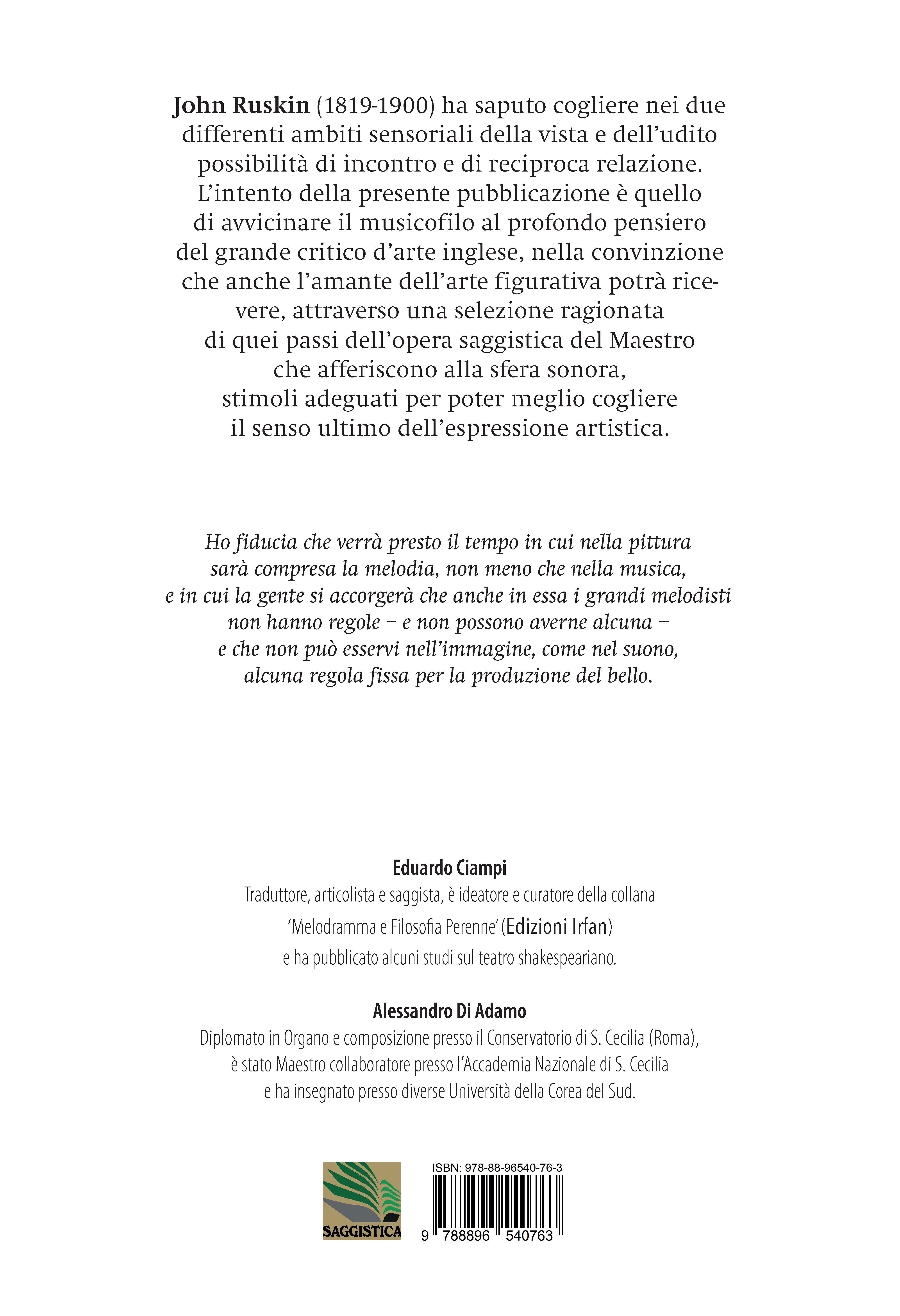 John Ruskin e la musica attraverso l’arte figurativa