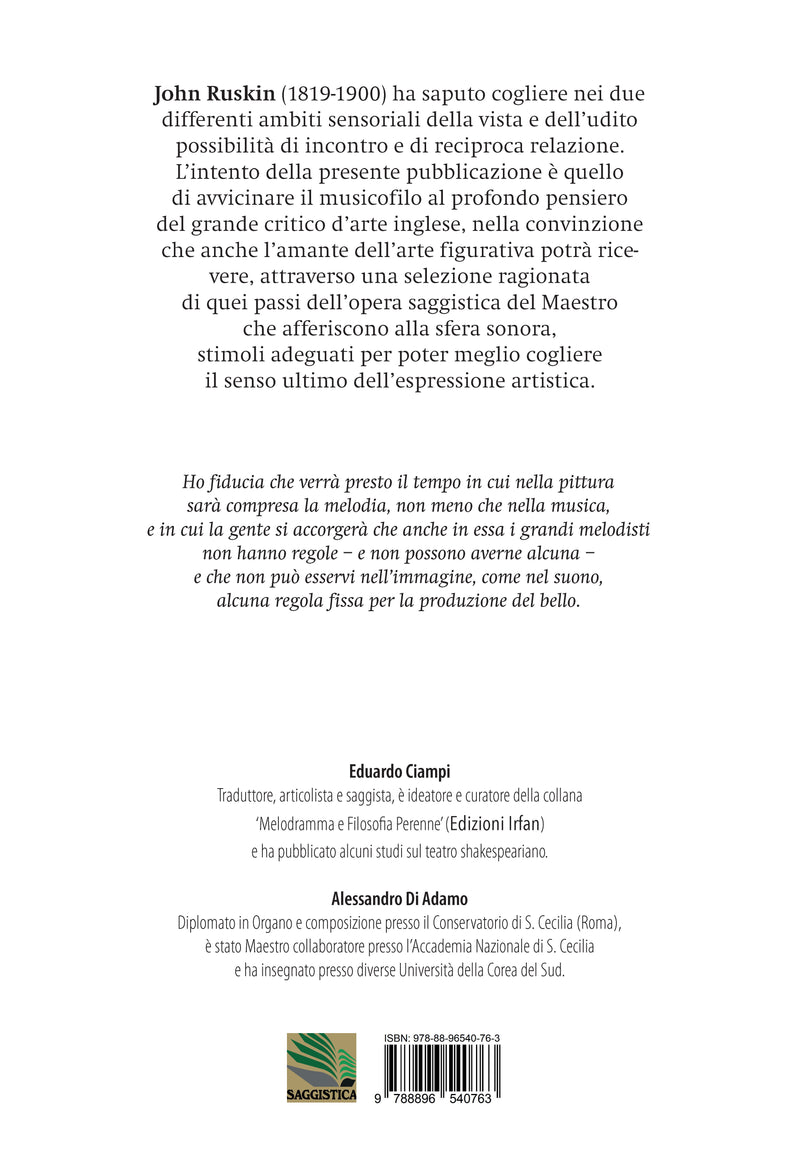 John Ruskin e la musica attraverso l’arte figurativa