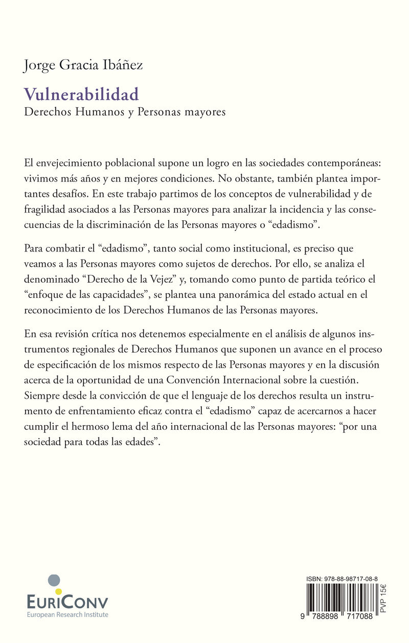 Vulnerabilidad. Derechos Humanos y Personas mayores